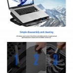 NC 17.3 n 4 Fanl Laptop Soutucu Stand