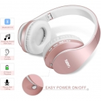TUINYO Bluetooth Kulak �st� Kulakl�k (Rose Gold)