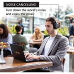 Sony Bluetooth Kablosuz Kulak st Kulaklk (Siyah)