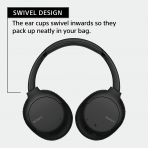 Sony Bluetooth Kablosuz Kulak st Kulaklk (Siyah)