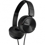 Sony Kablolu Kulak st Kulaklk (Siyah)