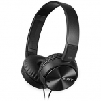 Sony Kablolu Kulak st Kulaklk (Siyah)