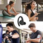 HolyHigh Bluetooth Kancal Kulak i Kulaklk (Siyah)