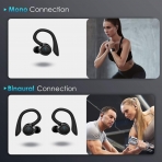 Arbily Bluetooth Kablosuz Kancal Kulaklk (Siyah)