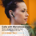 Hadisala Bluetooth Kablosuz Kulak i Kulaklk (Siyah)