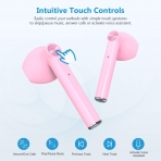HSPRO Bluetooth Kablosuz Kulak ��i Kulakl�k (Pembe)
