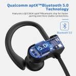 LETSCOM Bluetooth Kablosuz Kancal� Kulakl�k (Siyah)
