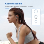 LETSCOM Bluetooth Kablosuz Kancal� Kulakl�k (Siyah)