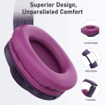 LETSCOM Bluetooth Kulak st Kulaklk (Mor)