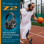 TREBLAB Z2 Bluetooth Kablosuz Kulak st Kulaklk (Siyah)