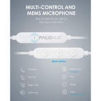 PALOVUE Lightning Kablolu Kulaklk (Beyaz)