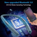 Bluenin Bluetooth Ense Tipi Kulakl�k (Navy)