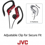 JVC Kablolu Kancal Kulaklk (Siyah)