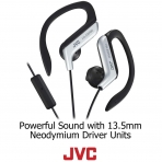 JVC Kablolu Kancal Kulaklk (Siyah)