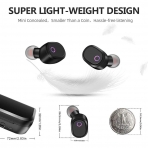 XKDUN Bluetooth Kablosuz Kulak i Kulaklk (Siyah)