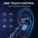 XKDUN Bluetooth Kablosuz Kulak i Kulaklk (Siyah)