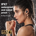 XKDUN Bluetooth Kablosuz Kulak i Kulaklk (Siyah)