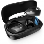 AXUAN Bluetooth 5.0 Kancal Kulak i Kulaklk (Siyah)