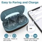 AXUAN Bluetooth 5.0 Kancal Kulak i Kulaklk (Siyah)