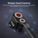 LETSCOM Bluetooth Kablosuz Kulak ��i Kulakl�k (Siyah)