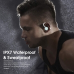 APEKX Bluetooth Kablosuz Kancal Kulaklk (Beyaz)