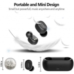 QCY T1 Bluetooth Kablosuz Kulak i Kulaklk (Siyah)