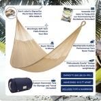 Yellow Leaf Hammocks Byk Boy El Dokumas Hamak (Haki)