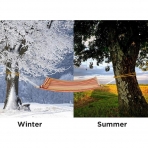 PATIOGUARDER �ift Ki�ilik B�y�k Boy Kapitone Hamak (Turuncu)