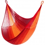 Yellow Leaf Hammocks Tek Kiilik El Dokumas Hamak (Krmz)