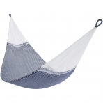 Yellow Leaf Hammocks Aile Boyu El Yapm Hamak (Mavi-Beyaz)