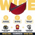 Wise Owl Outfitters ift Kiilik Kamp Hama (Krmz-Lacivert)