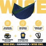Wise Owl Outfitters ift Kiilik Kamp Hama (Yeil-Lacivert)