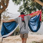 Wise Owl Outfitters ift Kiilik Kamp Hama (Lacivert-Krmz)