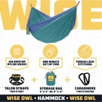 Wise Owl Outfitters ift Kiilik Kamp Hama (Yeil-Mavi)