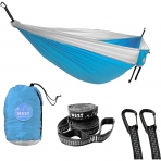 Nest Hammocks ift Kiilik Kamp Hama (Mavi-Beyaz)