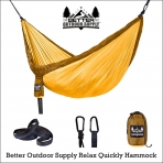 Better Outdoor Supply ift Kiilik Tanabilir Hamak (Turuncu)