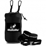 MalloMe ift Kiilik Tanabilir Hamak (Siyah/Gri)