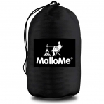 MalloMe ift Kiilik Tanabilir Hamak (Siyah/Gri)