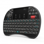 2018 Rii i8X 2.4GHz Mini Wireless Keyboard with Touchpad Mouse