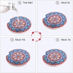 REKOBON 10 Para Seramik Bardak Altl (Mandala)