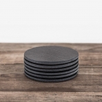 Sona Home Ta� Bardak Altl��� Set (Siyah)(6 Adet)