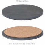 Sona Home Ta� Bardak Altl��� Set (Siyah)(6 Adet)