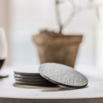 Sona Home Ta� Bardak Altl��� Set (Siyah)(6 Adet)