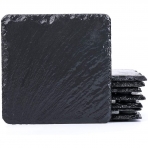 ACKEIVTO 9 Par�a Ta� Bardak Altl��� (Siyah)