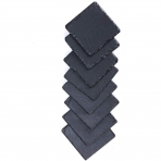 ACKEIVTO 9 Par�a Ta� Bardak Altl��� (Siyah)