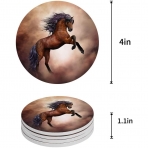 Fangship Seramik Bardak Altl��� Set (4 Adet)(At)