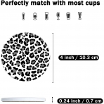 Dooke Seramik Bardak Altl��� Set (6 Par�a)(Leopar)