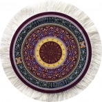 Inusitus Hal� �eklinde 4 Adet Bardak Altl��� (Set1)