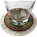 Inusitus Hal� �eklinde 4 Adet Bardak Altl��� (Set1)