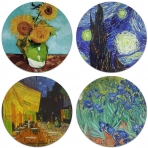 CARIBOU Coasters Bardak Altl (4 Para)(The Starry Night)